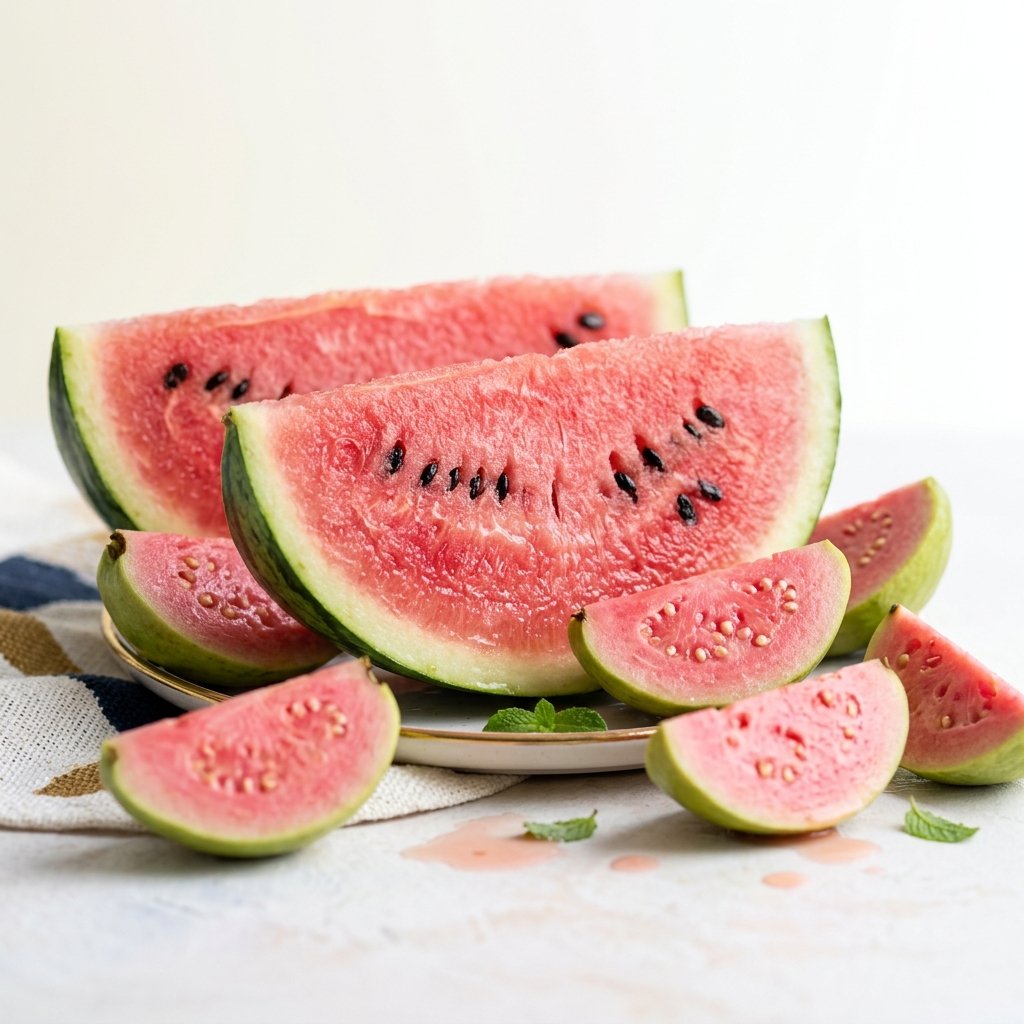 Watermelon guava ice