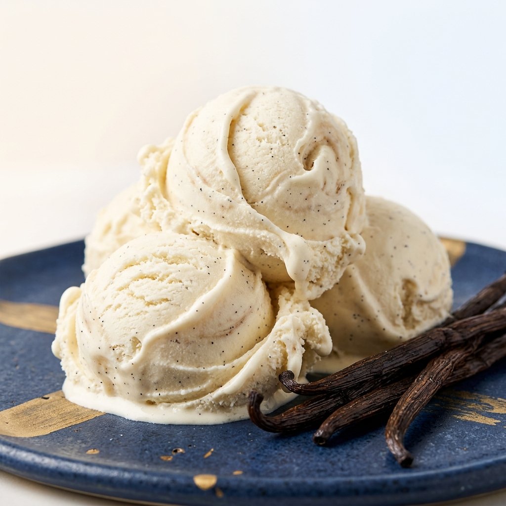 Vanilla bean ice cream